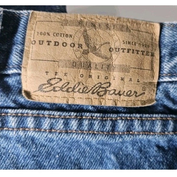 Eddie Bauer‎ Denim Men's 38x30 The Original Outdoors Outfitters Relaxed-fit Y2K - Picture 3 of 10